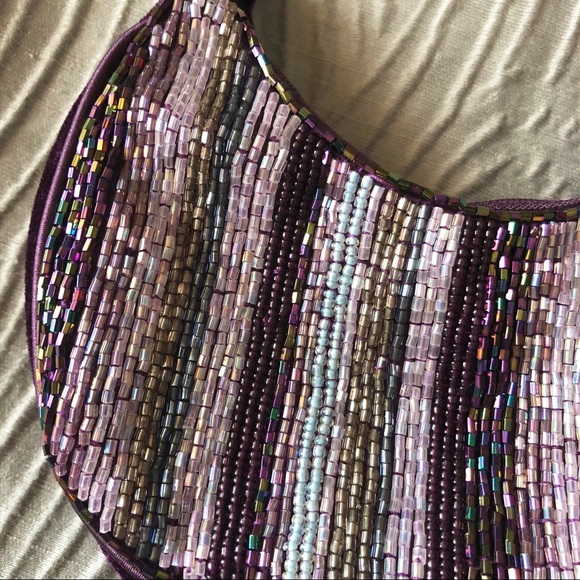 🎉🌹HP🌹🎉Liz Claiborne Beaded Evening Hand Purse - Picture 3 of 10